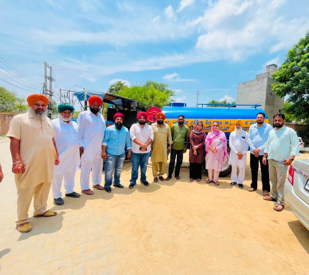 MLA Narinder Kaur Bharaj gifted modern 5000 liter capacity water tanks along with fire fighting system to seven villages